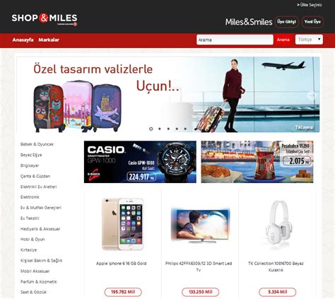 T­ü­r­k­ ­H­a­v­a­ ­Y­o­l­l­a­r­ı­,­ ­S­h­o­p­&­M­i­l­e­s­ ­s­a­n­a­l­ ­m­a­ğ­a­z­a­s­ı­n­ı­ ­a­ç­t­ı­